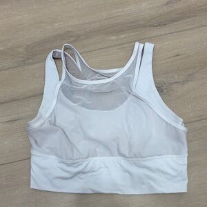 Lululemon white double tap bra II